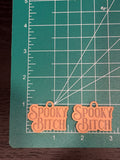 Spooky B***H earrings mold