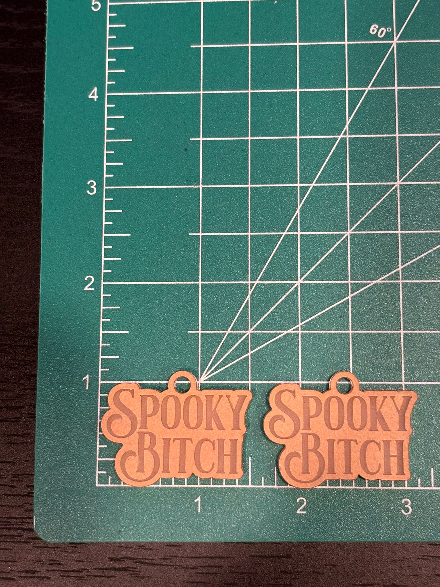Spooky B***H earrings mold