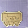Starter pocket monster keyring holder mold