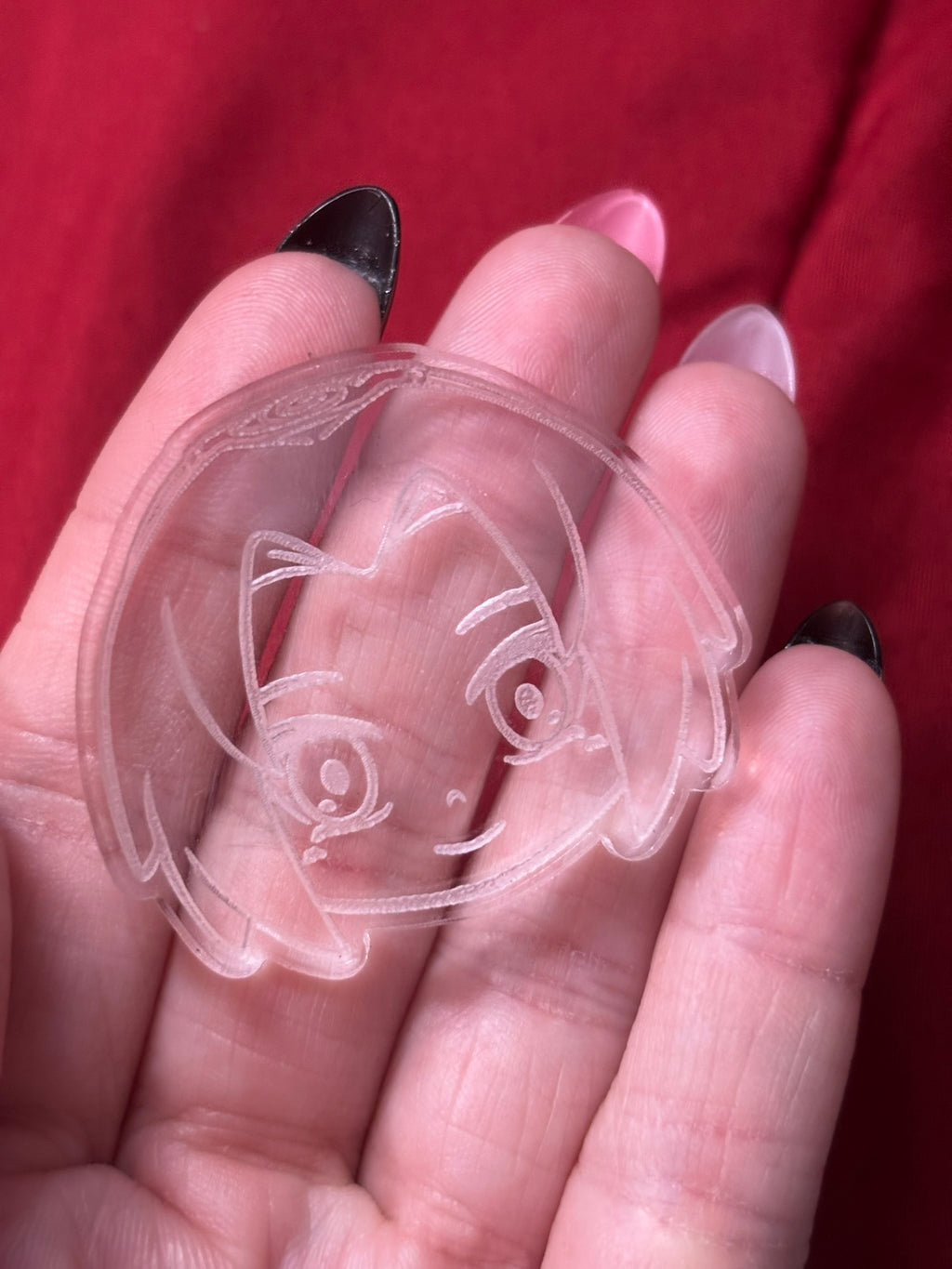 Anime ninjas flat grip keychain molds palette