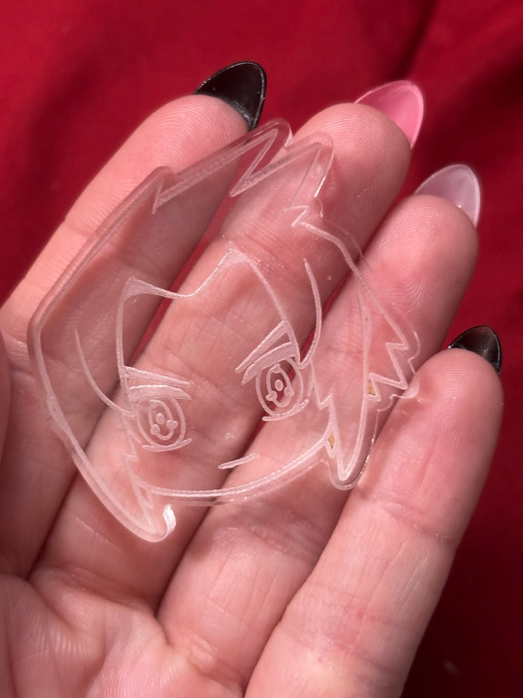 Anime ninjas flat grip keychain molds palette