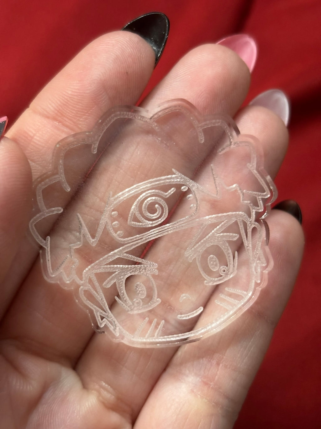 Anime ninjas flat grip keychain molds palette