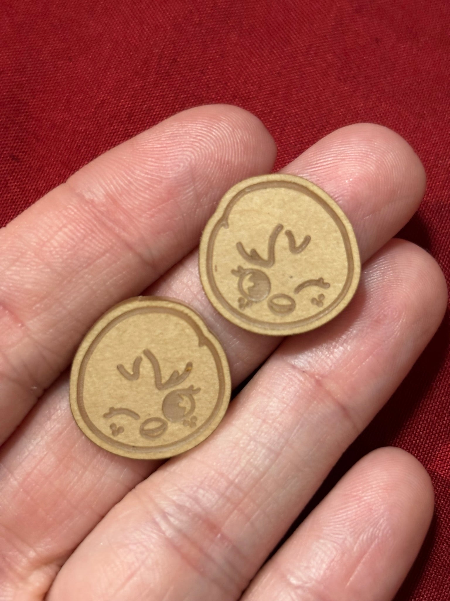 Kpop skzoo stud earrings molds palette