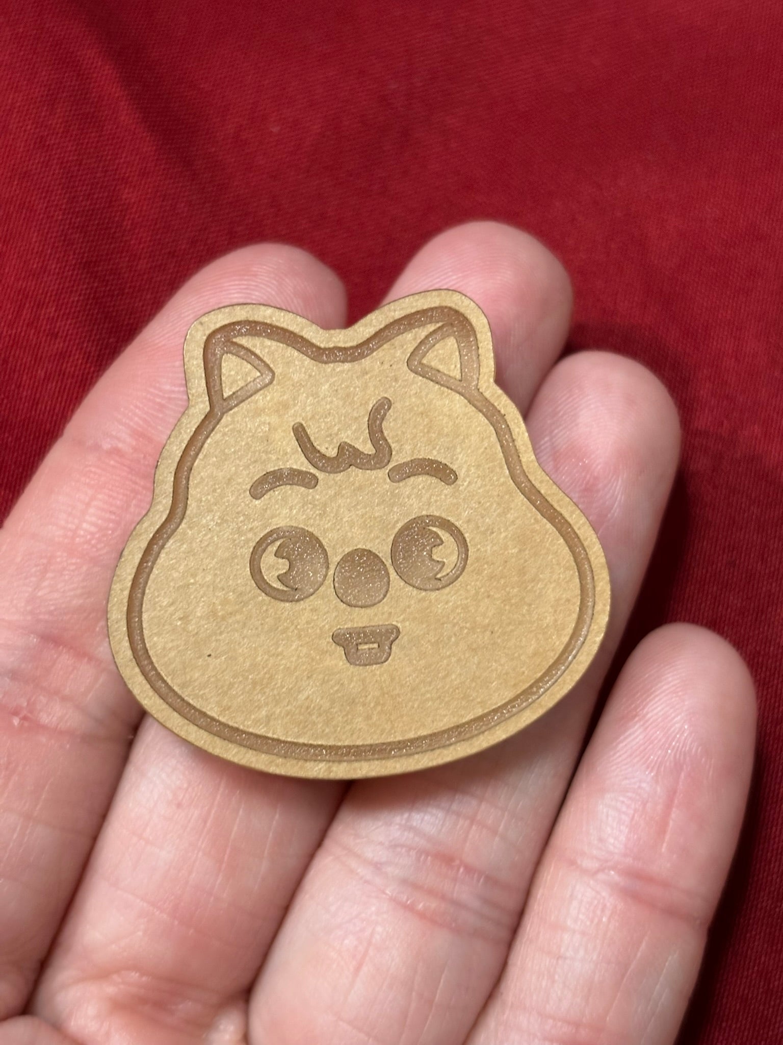 Kpop skzoo flat grip keychain molds palette