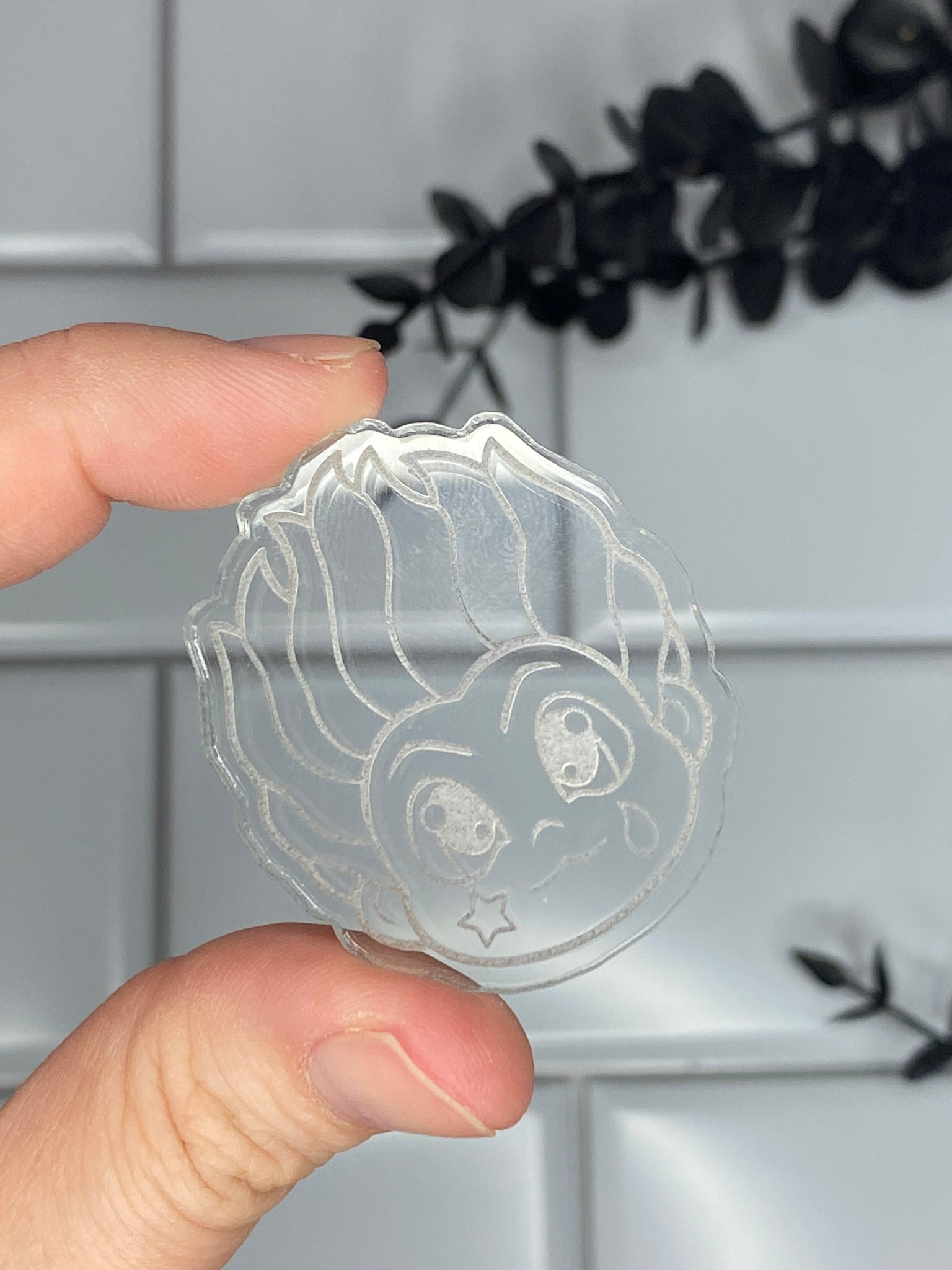 HxH hunter anime earring flat grip keychain molds palette