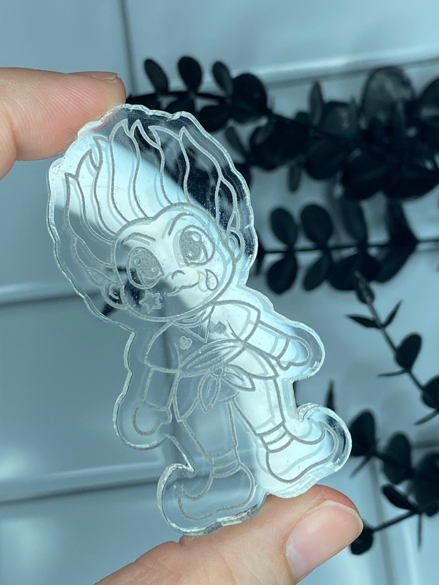 HxH hunter anime earring flat grip keychain molds palette