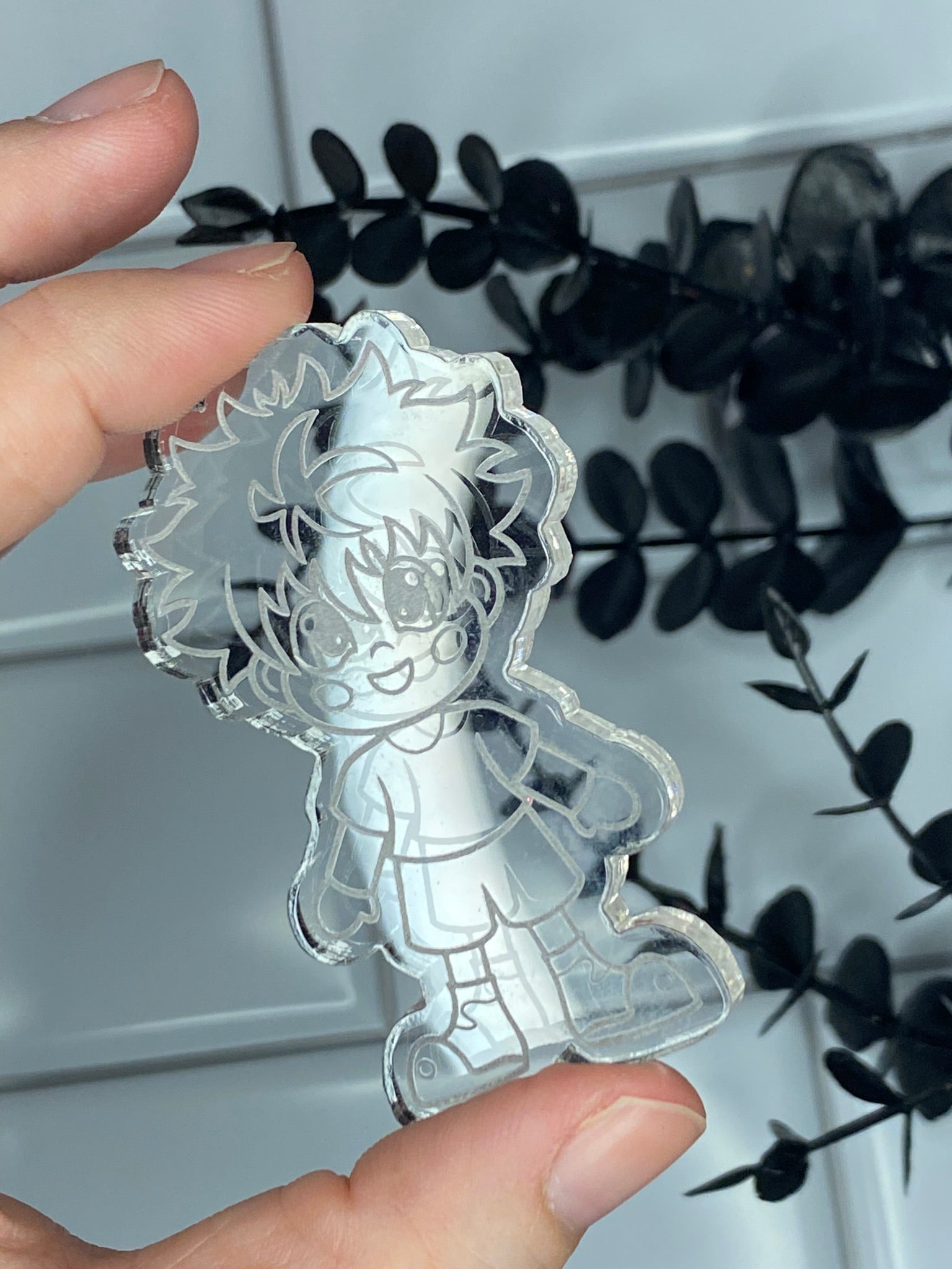 HxH hunter anime earring flat grip keychain molds palette