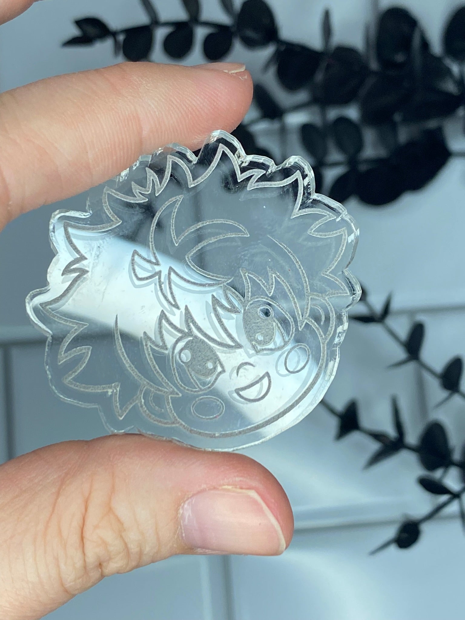 HxH hunter anime earring flat grip keychain molds palette