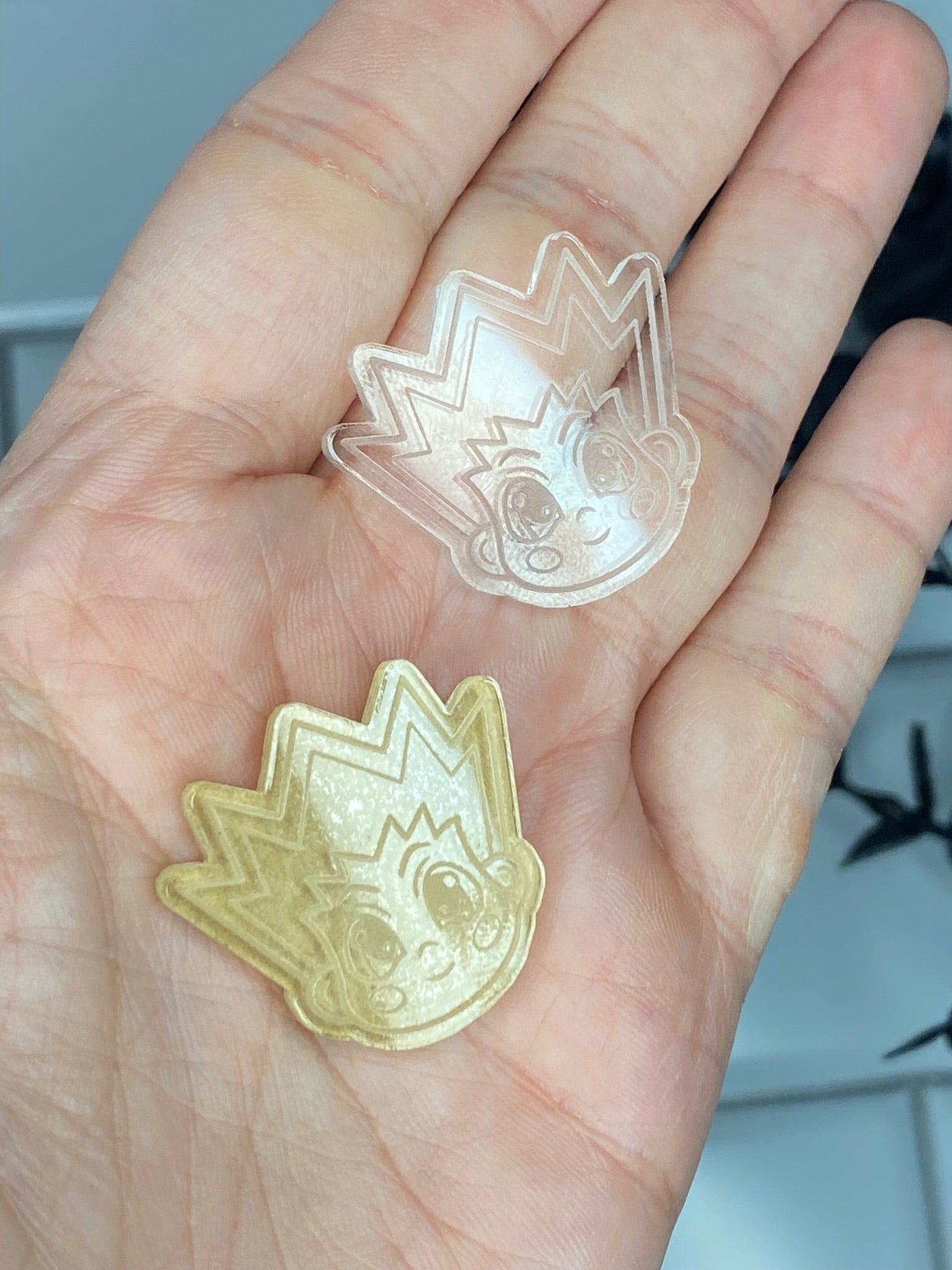 HxH hunter anime earring flat grip keychain molds palette