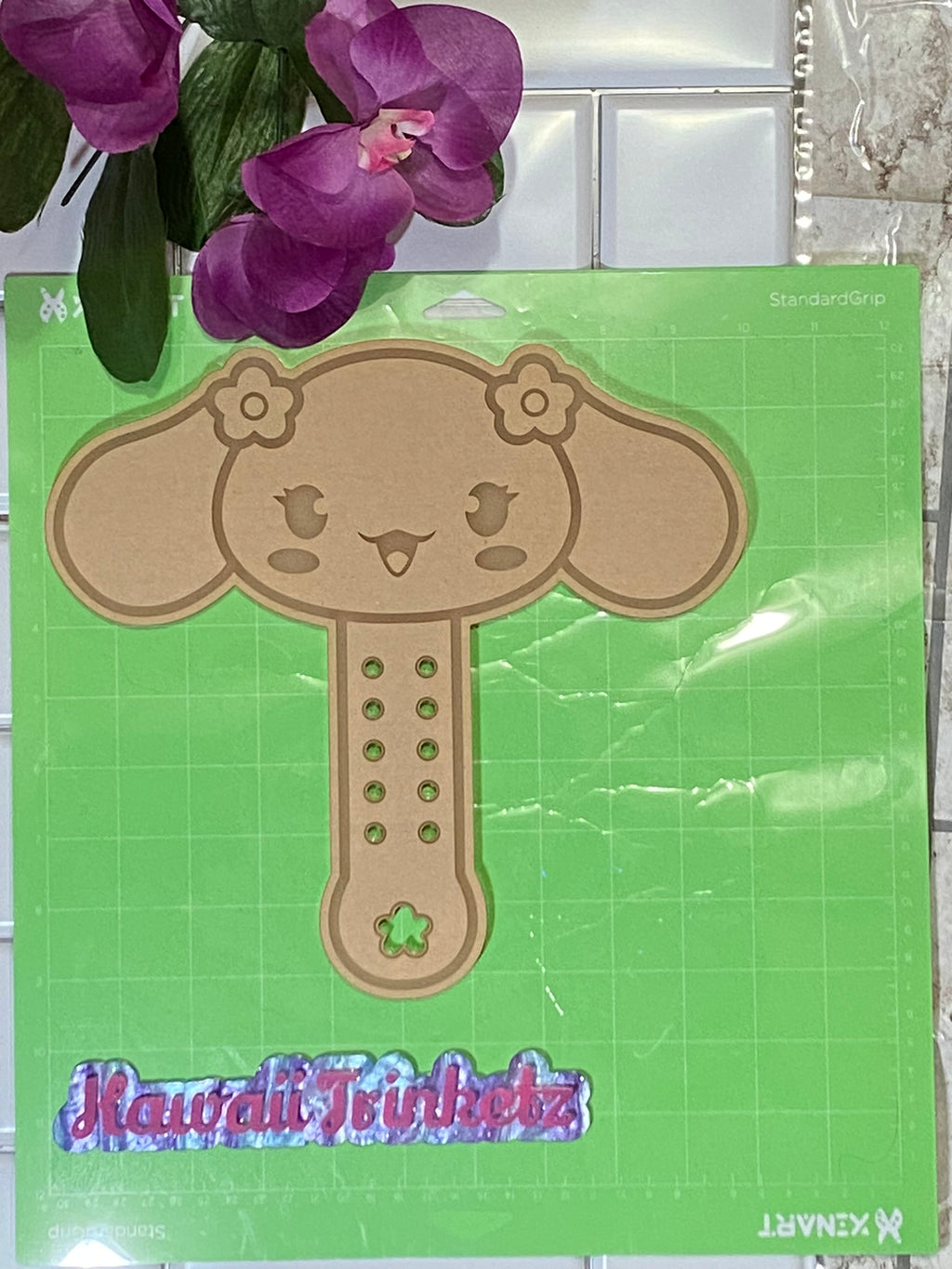 Kawaii puppy and friends paddle with loops wand molds