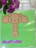 Kawaii puppy and friends paddle with loops wand molds