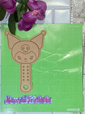 Kawaii devil bunny and friends paddle with loops wand molds