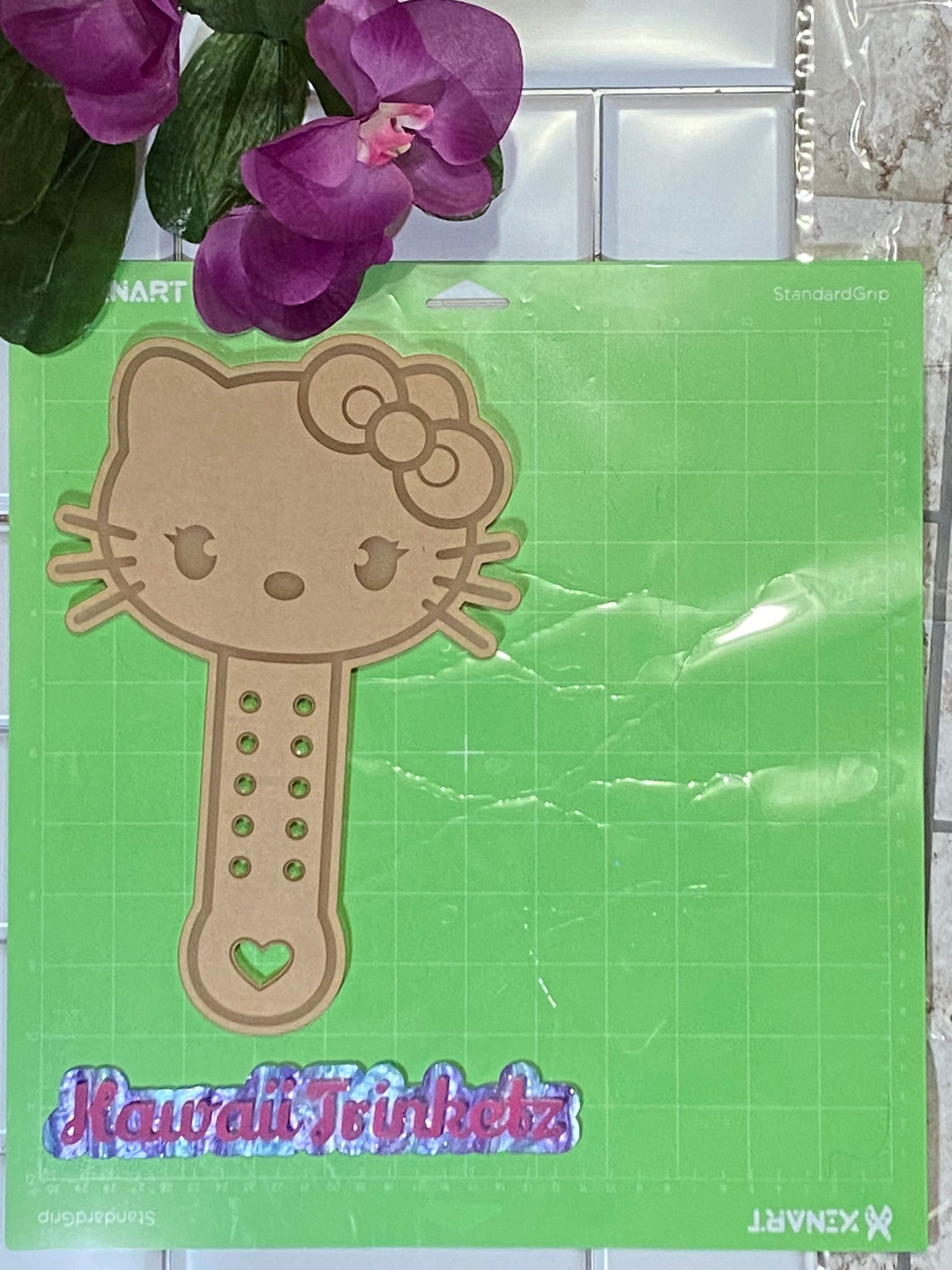 Kawaii cat and friends paddle with loops wand molds