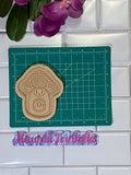 Kawaii ghost mask mushroom cottage trinket tray mold