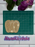 Kawaii spring barrette clip mold trio