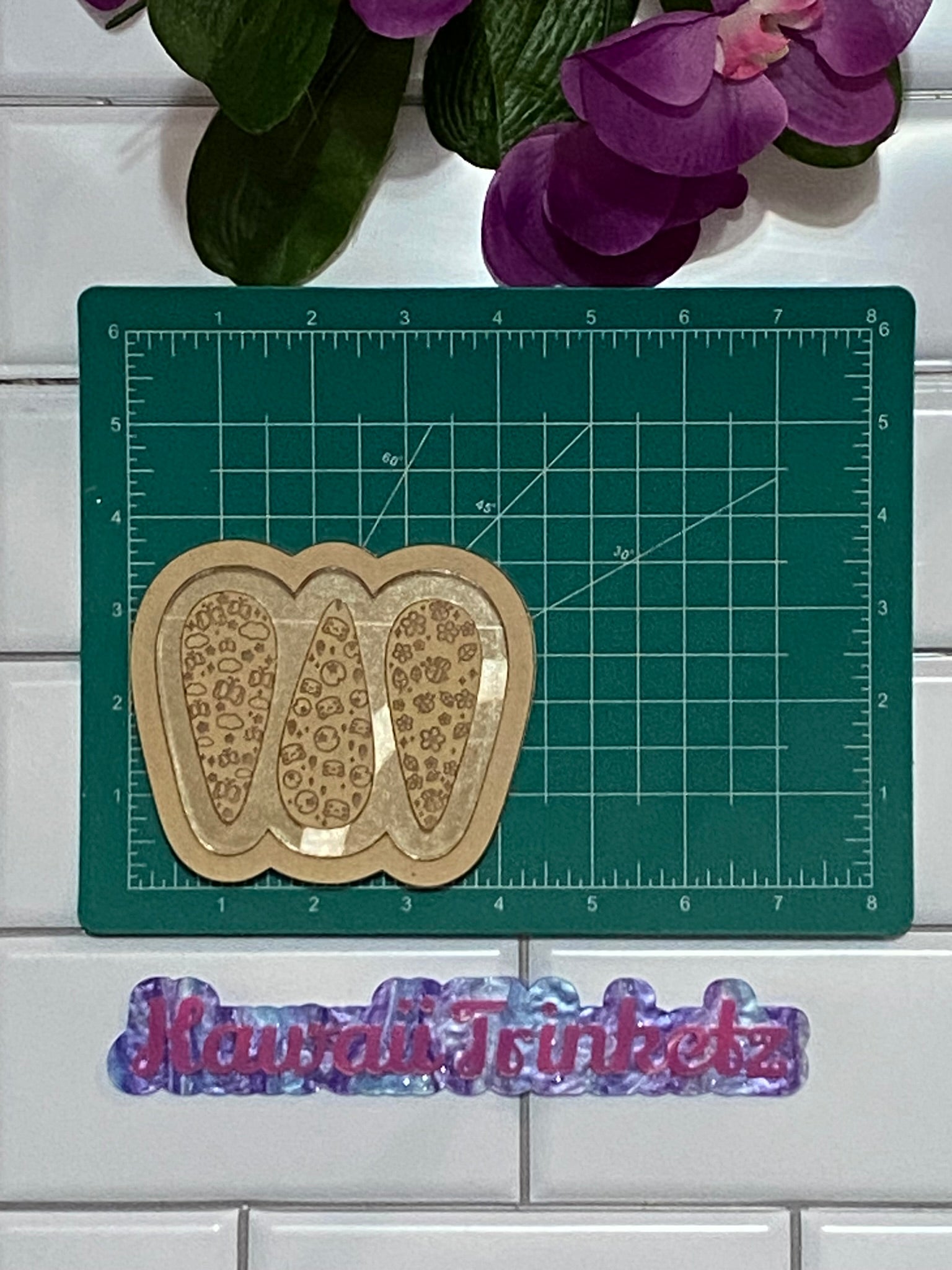 Kawaii spring barrette clip mold trio