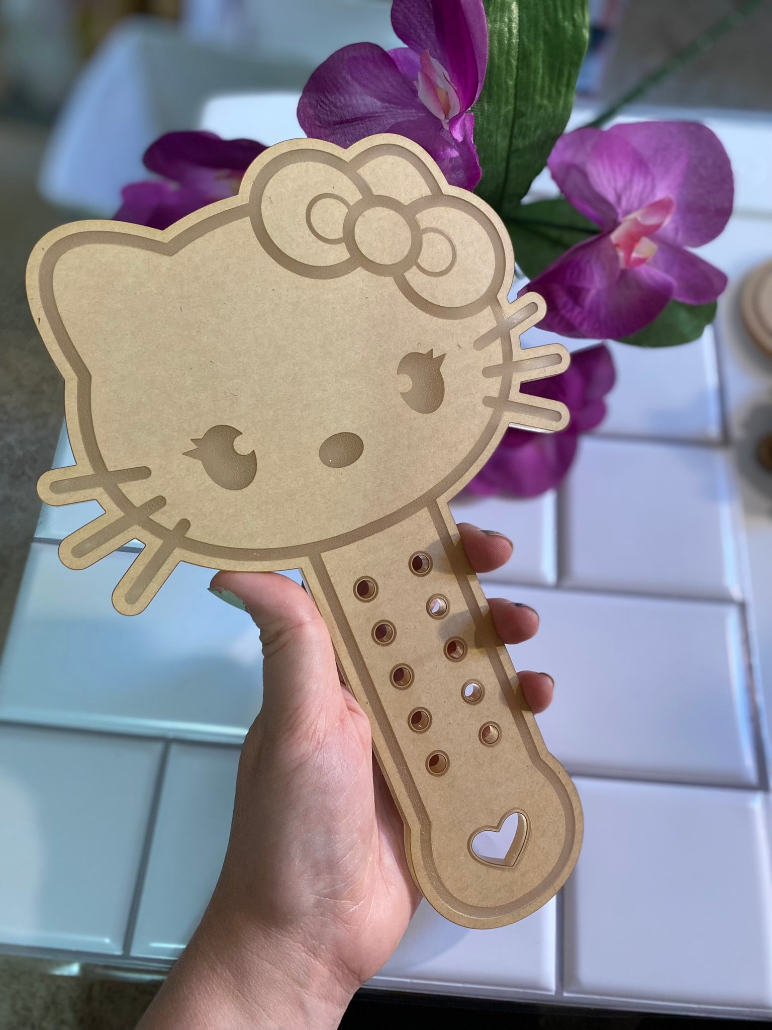 Kawaii cat and friends paddle with loops wand molds