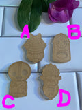 Anime forest spirits horror guys flat mold palette